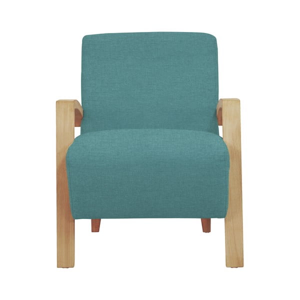 Svijetloplava fotelja sa svijetlim nogama Windsor &amp; Co Sofas Luna-image-2