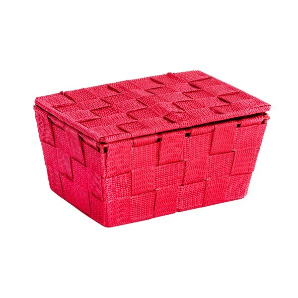 Crvena košara s poklopcem Wenko Adria-image-2