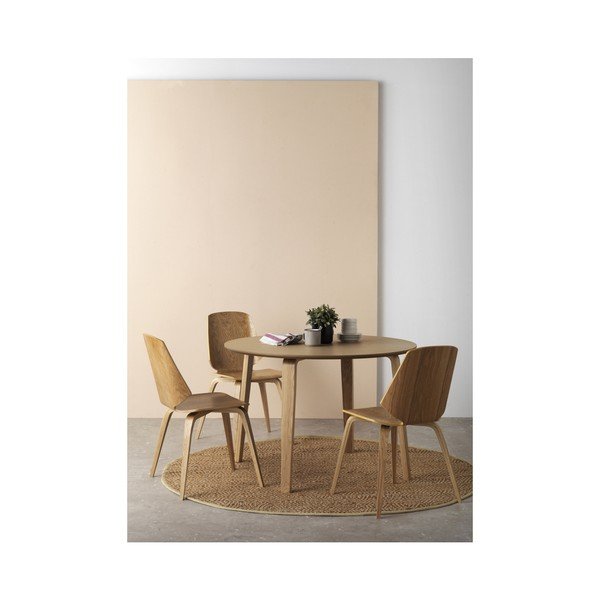 Okrugli stol za blagovanje Geese Natural, ⌀ 110 cm-image-2