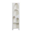 Bijela biblioteka 48x180 cm Caz – WOOOD