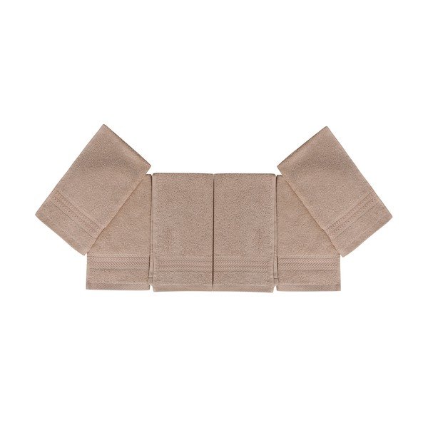 Set od 6 bež kupaonskih ručnika, 50 x 30 cm-image-2