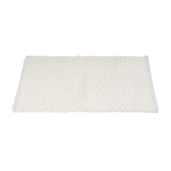 Bijela tekstilna kupaonska prostirka 50x80 cm Ecoli – Wenko-image-2