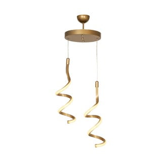 Metalna LED viseća svjetiljka u brončanoj boji ø 25 cm Hilton – Squid Lighting