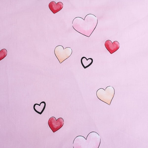 Bijela/ružičasta pamučna dječja posteljina za krevet za jednu osobu 140x200 cm Minnie "White" – Jerry Fabrics-image-4