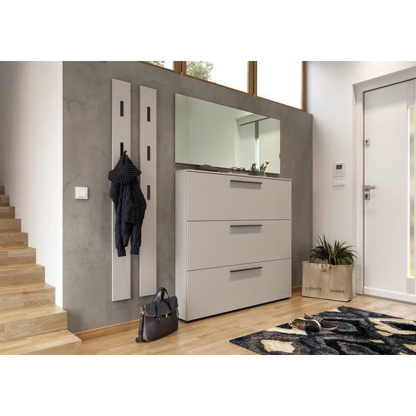 Sivo-bež preklopni ormarić za cipele Utah - Germania-image-3