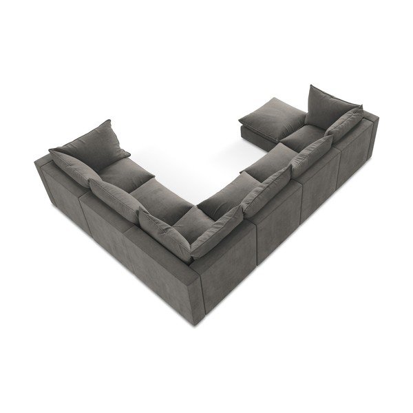 Tamno siva kutna garnitura (s desnim kutom/u obliku slova "U") Manao – Makamii-image-3