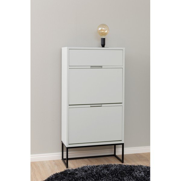 Bijeli preklopni ormarić za cipele Lipp - Tenzo-image-1