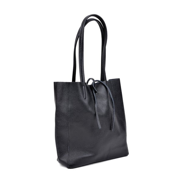 Crna kožna torbica Cardoni Vera-image-2