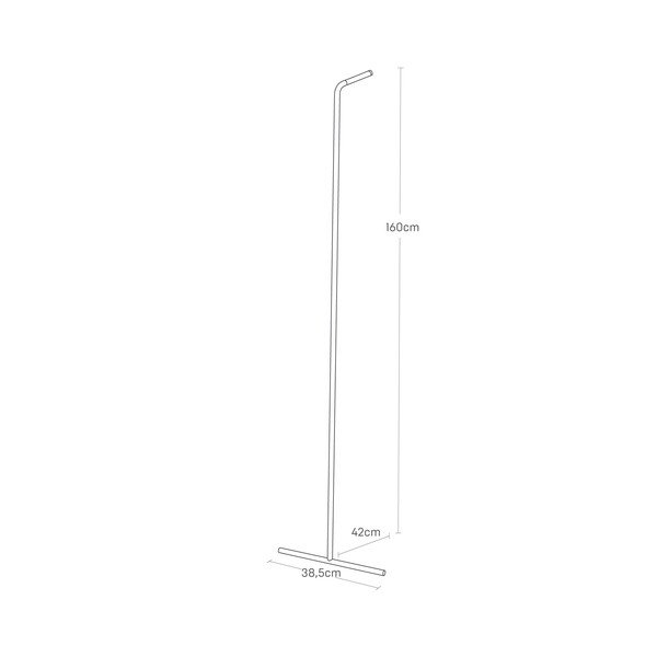 Bijeli metalni zidni stalak za odjeću Tower – YAMAZAKI-image-3