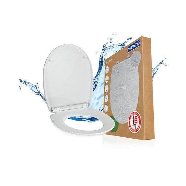 WC daska s automatskim zatvaranjem 36,5 x 45 cm Roanne – Wenko