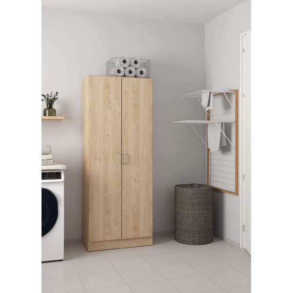 Ormar u dekoru hrasta u prirodnoj boji 70x181x36 cm Focus – Tvilum-image-1