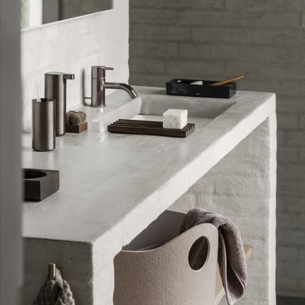 Tamno smeđi dozator za sapun od nehrđajućeg čelika 165 ml MODO - Blomus-image-1