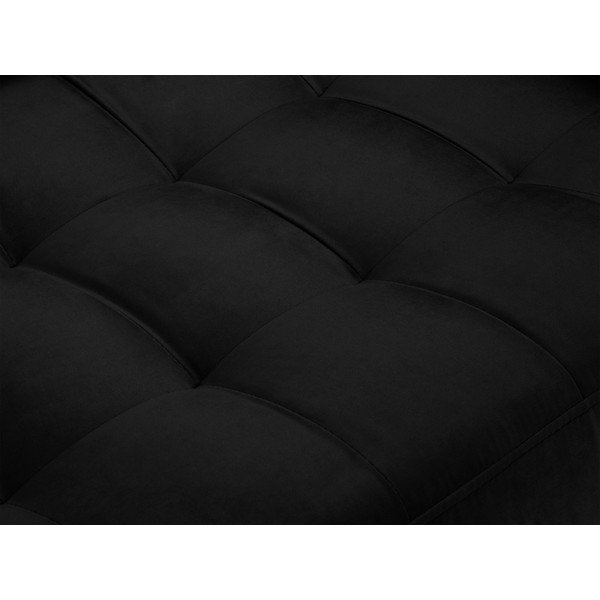 Crna baršunasta sofa Milo Casa Santo, 174 cm-image-4