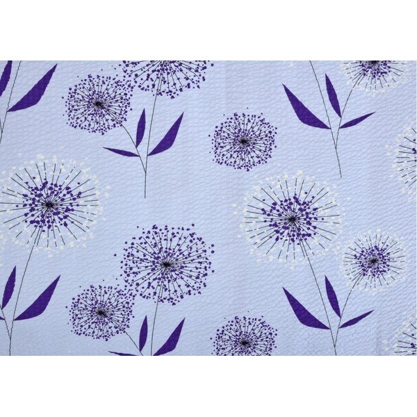 Svijetloplava krep produžena posteljina za krevet 140x220 cm Dandelions -image-1
