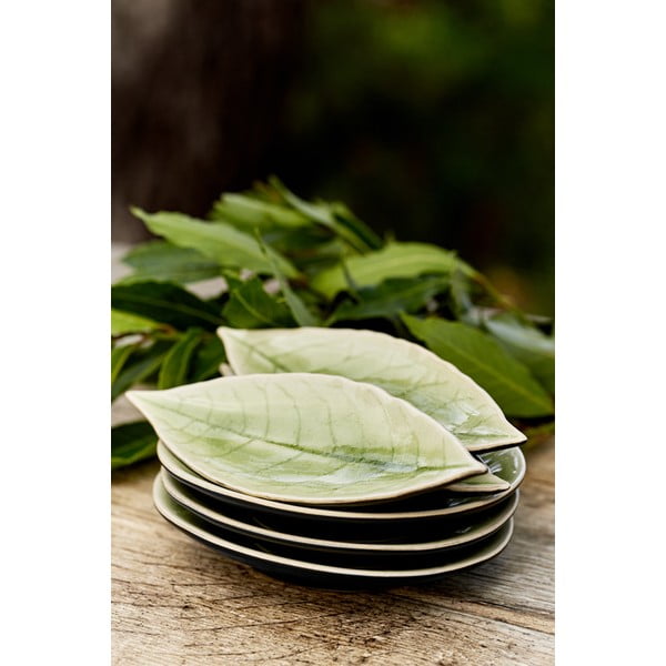 Svjetlozelena zdjelica od kamenine Costa Nova Riviera, dužina 18 cm-image-1