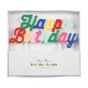 Svijeća za tortu Multicolor Happy Birthday – Meri Meri