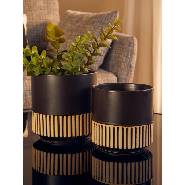 Ukrasna tegla za cvijeće od kamenine ø 15 cm Kiso – Premier Housewares-image-1