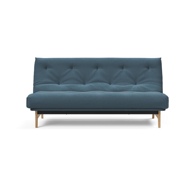 Plavi kauč na razvlačenje Innovation Aslak Elegance Petrol, 92 x 200 cm