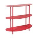 Crveni metalni regal 90x82x28 cm Cool Retro – Leitmotiv