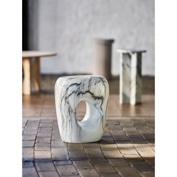 Pomoćni stol od kamenine 31x39 cm Bard – Bloomingville-image-1