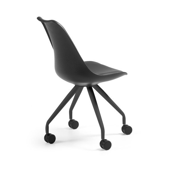 Crna uredska stolica Kave Home Lars-image-1