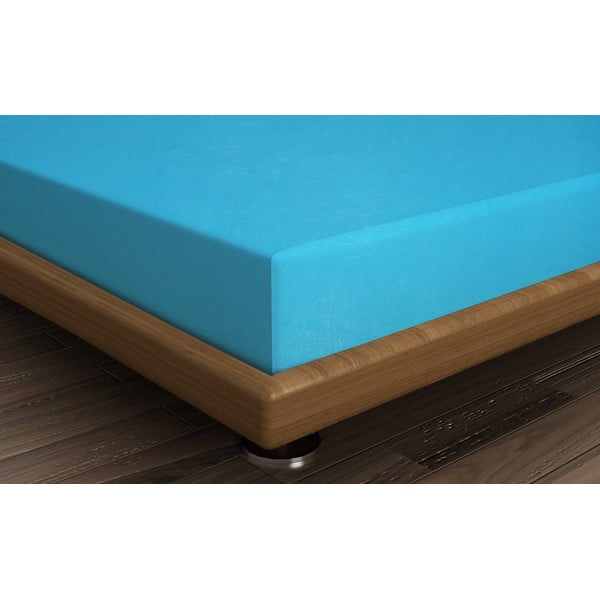 Plava rastezljiva plahta 160x200 cm - Mijolnir-image-1