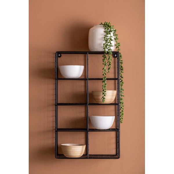 Crna željezna polica s više razina 30 cm Reja – PT LIVING-image-1