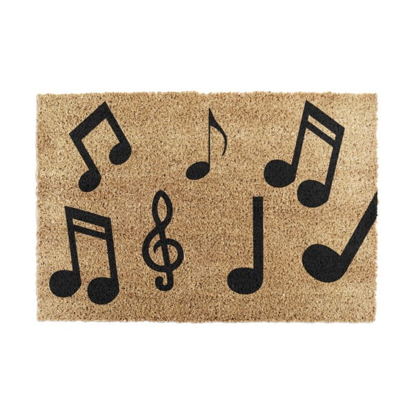 Otirač od kokosovih vlakana 40x60 cm Music Notes – Artsy Doormats