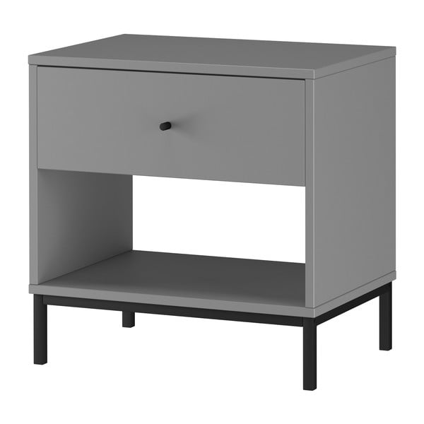 Sivi noćni ormarić Celine – Støraa-image-2