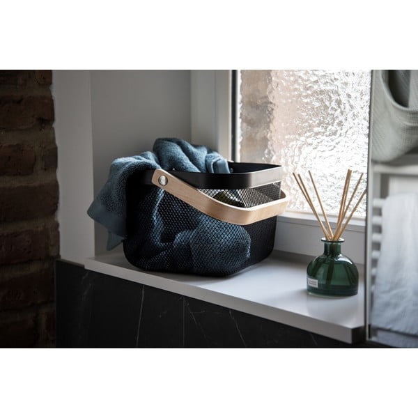 Crna košara s bambusovom ručkom Wenko-image-4