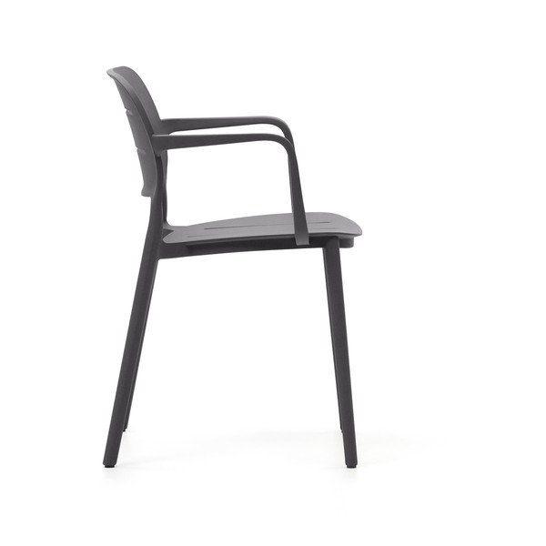 Siva plastična vrtna stolica Morella – Kave Home-image-4