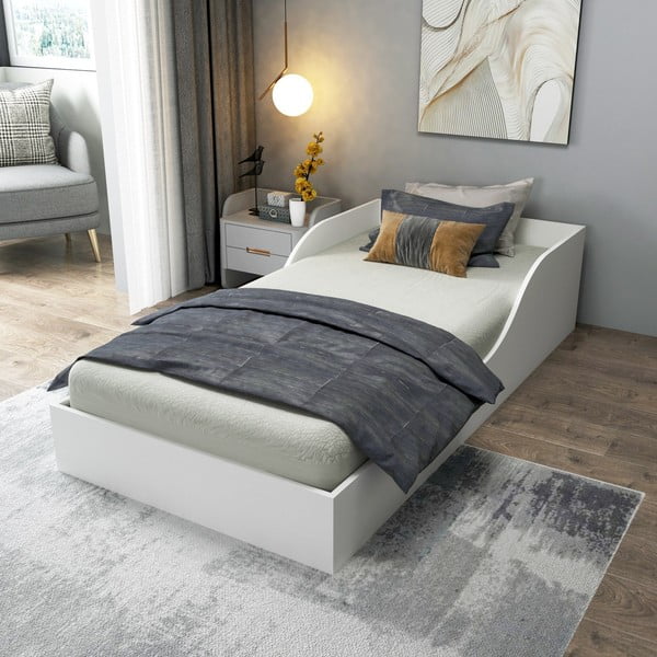 Bijeli krevet 90x190 cm Oya – Kalune Design-image-1