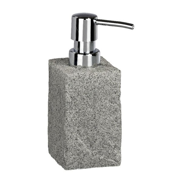 Sivi dozator za sapun Wenkooo Granite 210 ml