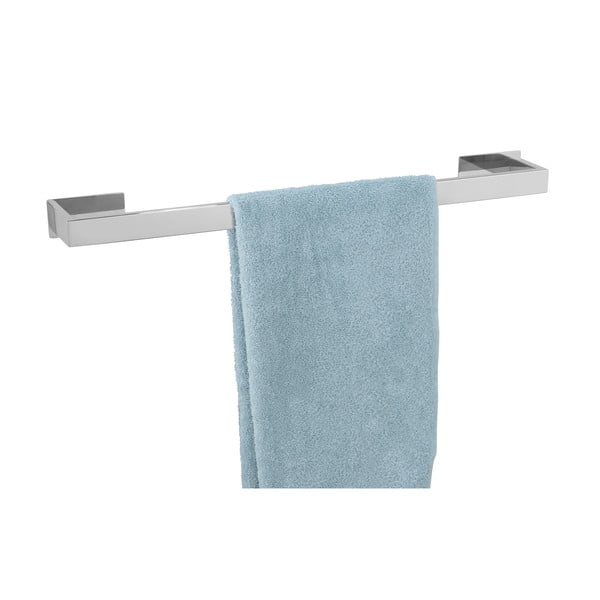 Samoljepljiv držač za ručnike od nehrđajućeg čelika u sjajno srebrnoj boji Genova – Wenko-image-4
