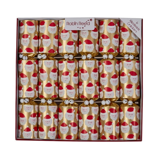 Božićni praskavci u setu 6 kom Racing Santa – Robin Reed