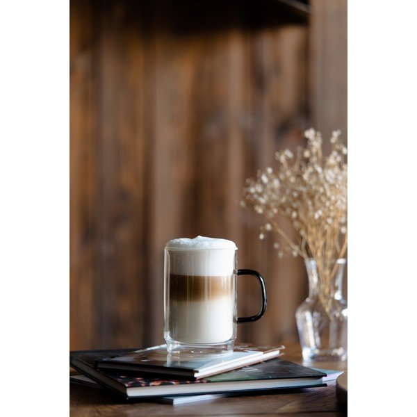 Staklene šalice u setu 2 kom 350 ml Carbon – Vialli Design-image-4