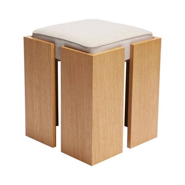 Stolac u prirodnoj boji Forma – Hübsch-image-3