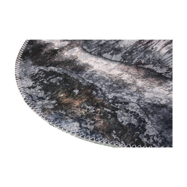 Sivi perivi okrugli tepih ø 80 cm – Vitaus-image-2