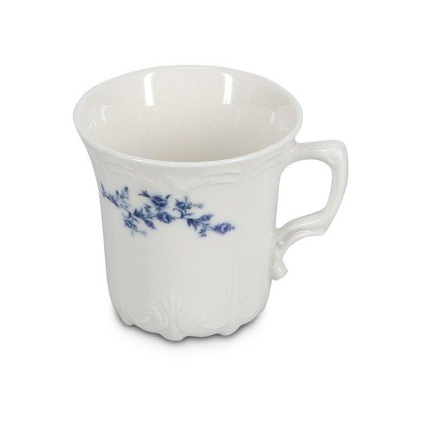 Bijela/plava porculanska šalica za cappuccino 200 ml Retro – BonBistro-image-2