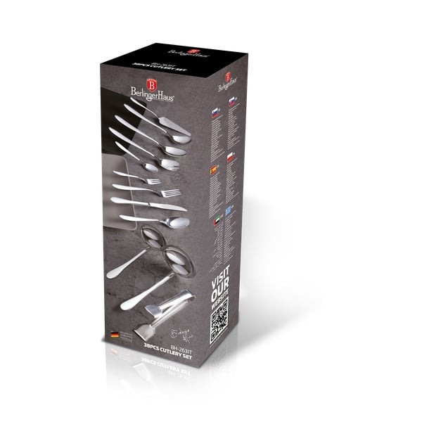 Pribor za jelo od nehrđajućeg čelika 38 kom Jumbo - BerlingerHaus-image-2