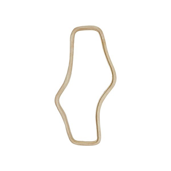 Zidno ogledalo s okvirom od masivnog drveta 62x121 cm Celano – Light & Living