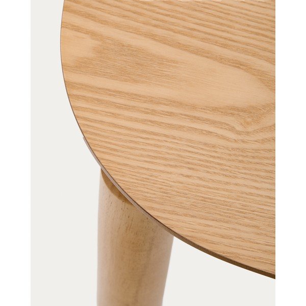 Blagovaonski stol u dekoru jasena 100x100 cm Indara – Kave Home-image-3