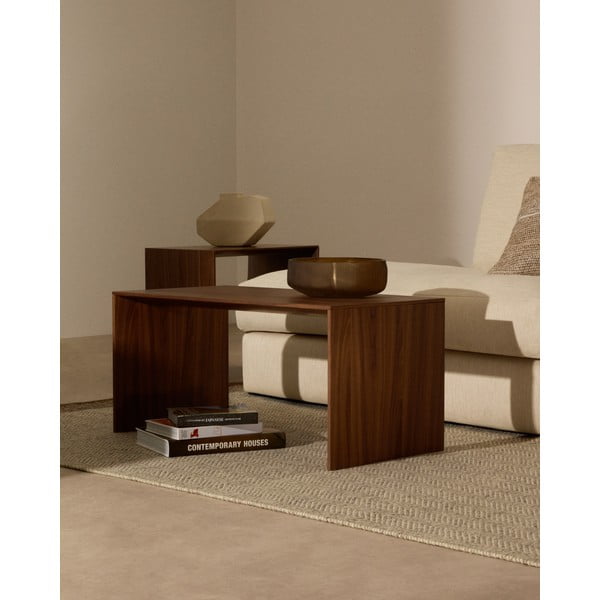 Pomoćni stol u dekoru oraha 40x55 cm Litto – Kave Home-image-3