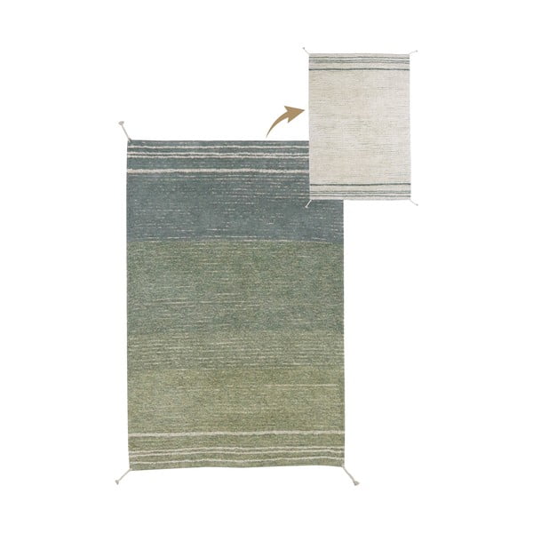 Zeleni/plavi pamučan tepih 170x240 cm Twin Vintage – Lorena Canals