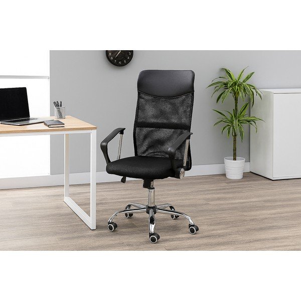 Crna podstavljena uredska stolica Arco – Bonami Essentials-image-1