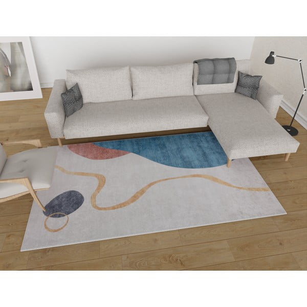 Plava/krem periva staza 80x200 cm – Vitaus-image-1