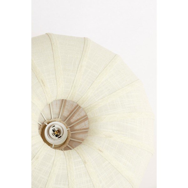 Krem stropna svjetiljka s tekstilnim sjenilom ø 40 cm Zosia – Light & Living-image-1