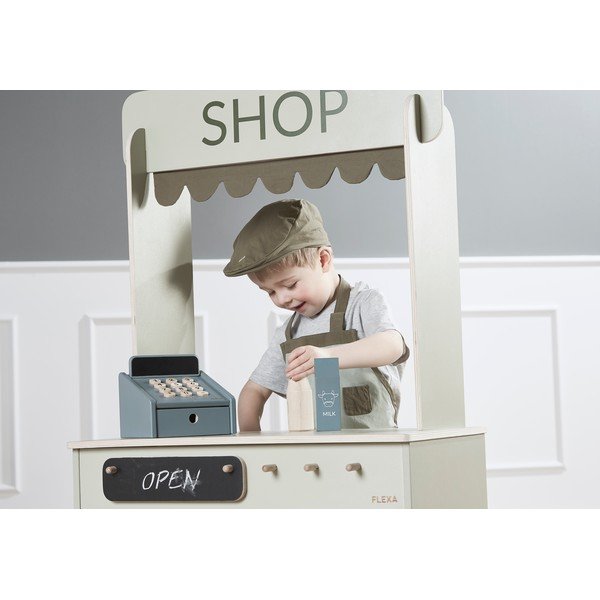 Drvena dječja blagajna Flexa Play Shop Cashregister-image-1