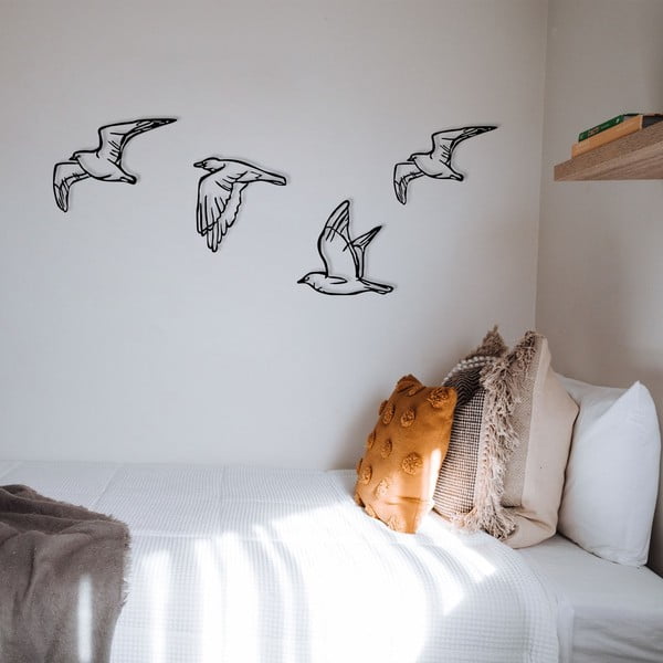 Metalni zidni ukrasi u setu 4 kom 100x24 cm Zevahir – Wallity-image-2