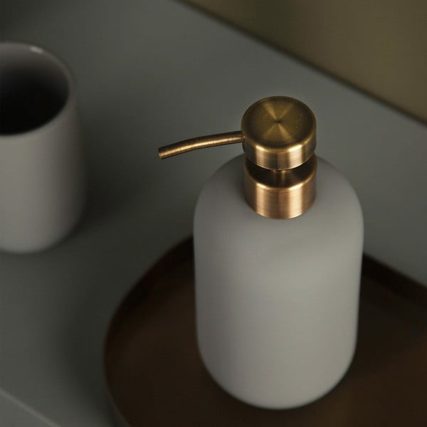 Zeleni keramički dozator sapuna 200 ml Lotus – Mette Ditmer Denmark-image-1